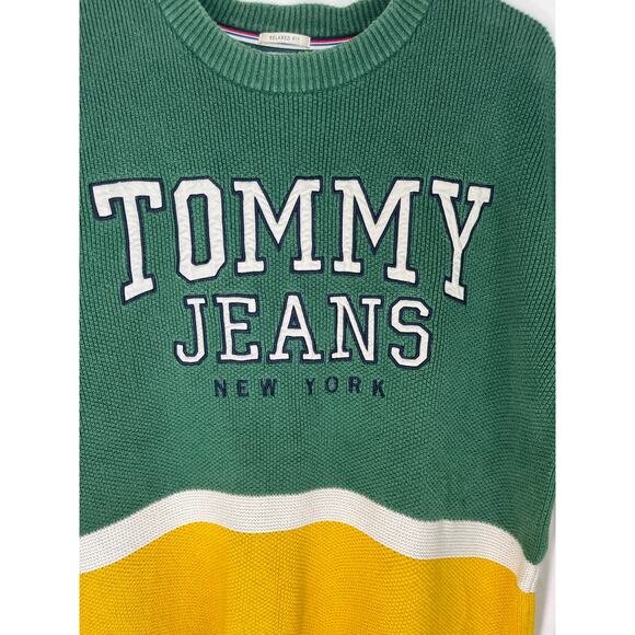 TOMMY JEANS NEW YORK RELAXED FIT KNIT SWEATER - Picture 3 of 10